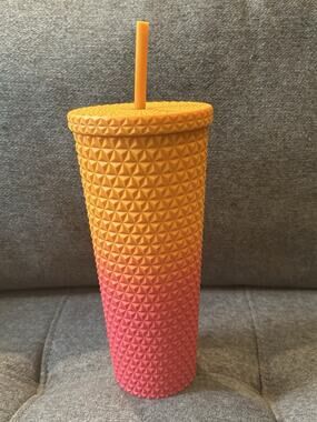 Mainstays 26oz Double Wall Plastic Ombre Tumbler